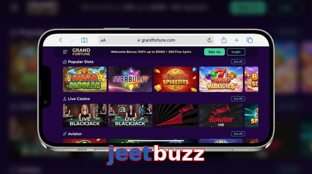 Main screen of Jeetbuzz ios page for PK players